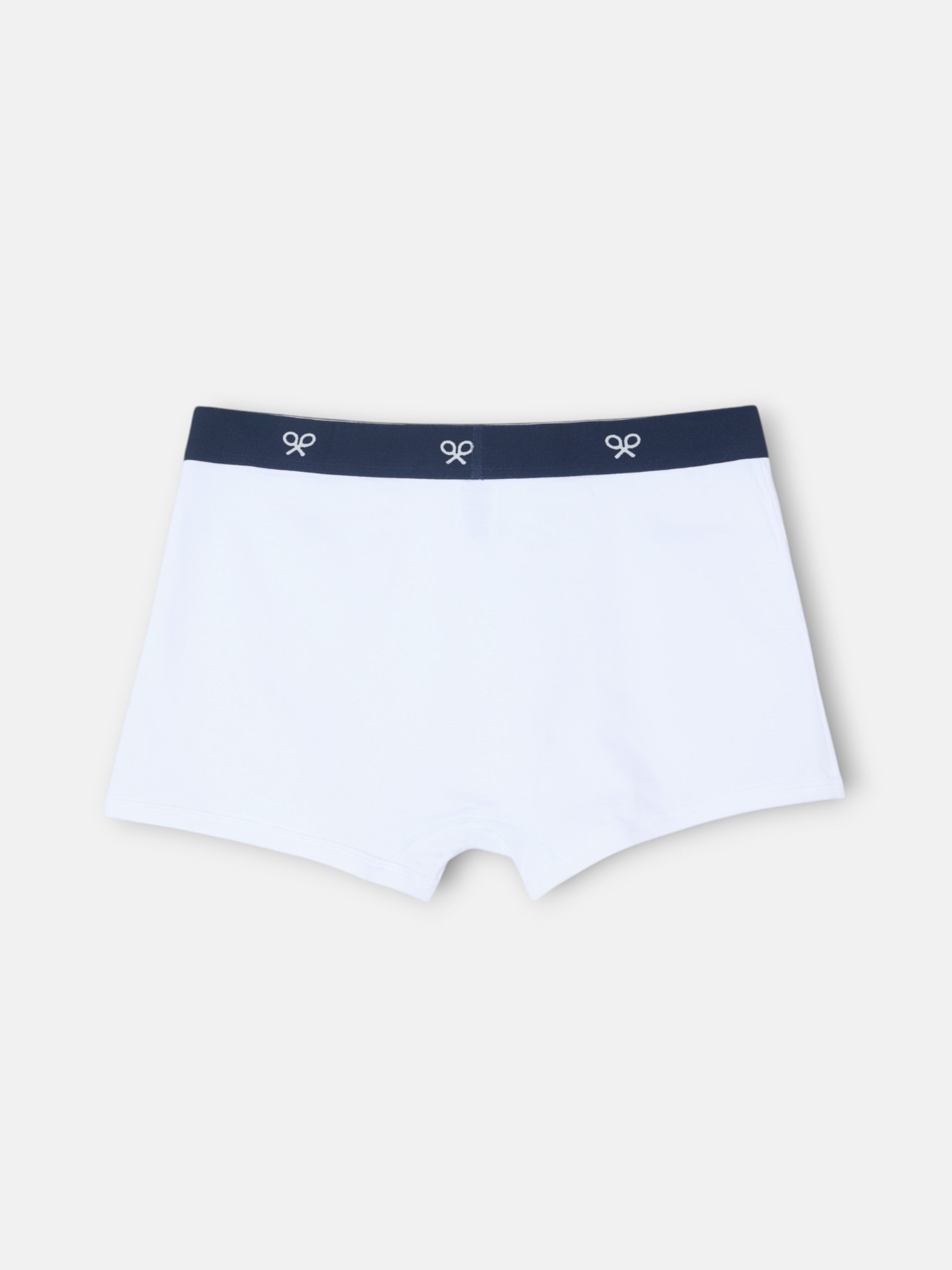Plain white boxer