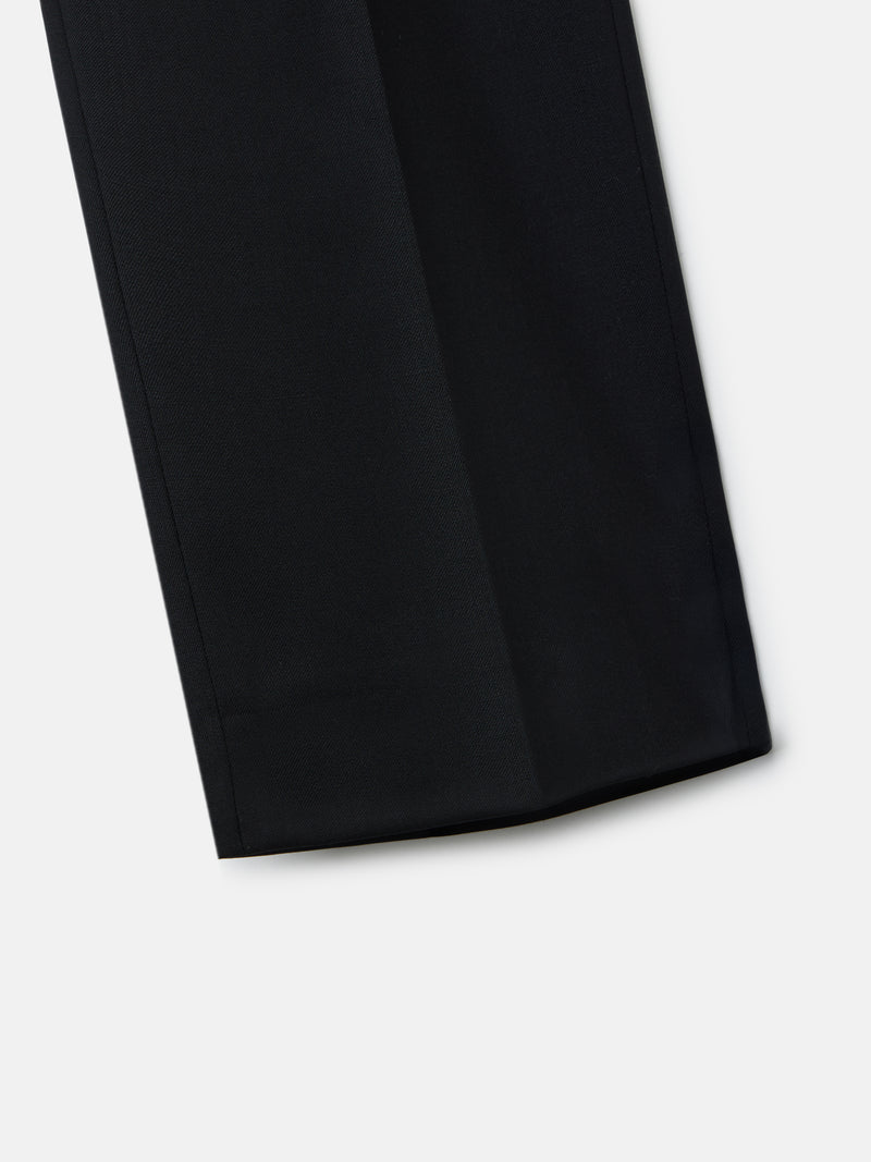 Pantalon smoking croisé classique noir