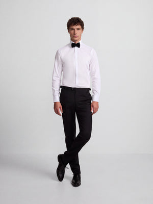 Pantalon esmoquin cruzado classic negro