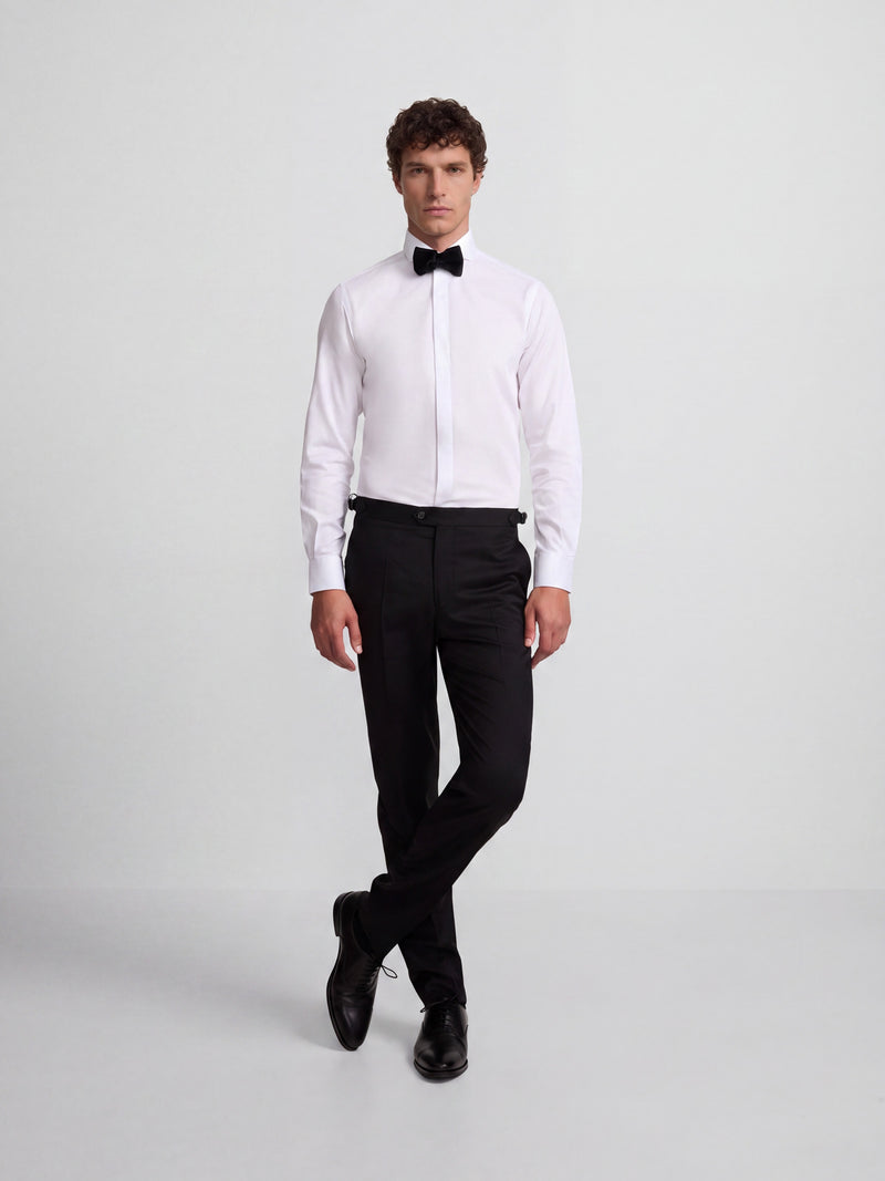 Pantalon esmoquin cruzado classic negro
