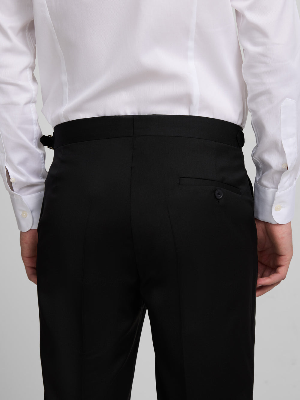 Pantalon esmoquin cruzado classic negro