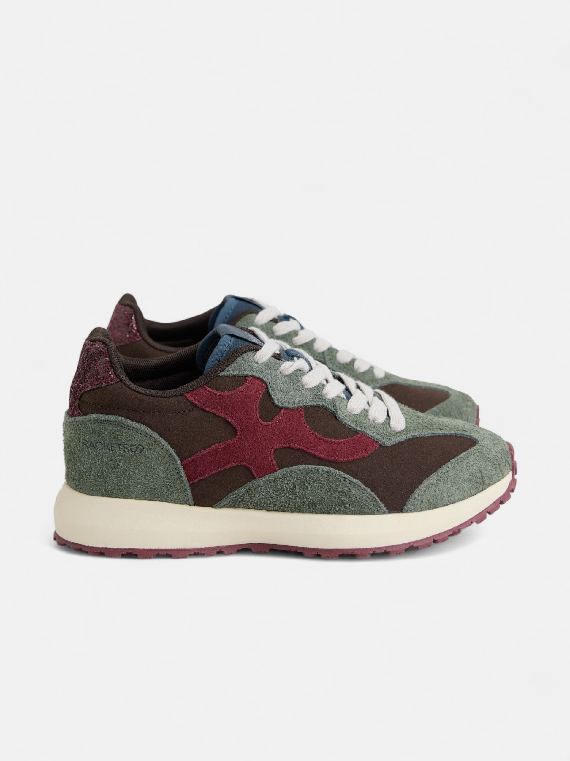 RACKETS09 burgundy sneaker