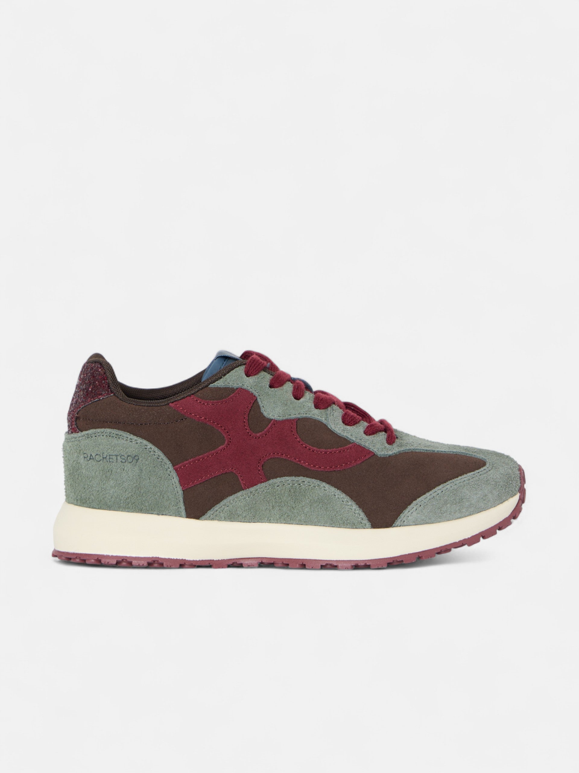 RACKETS09 burgundy sneaker