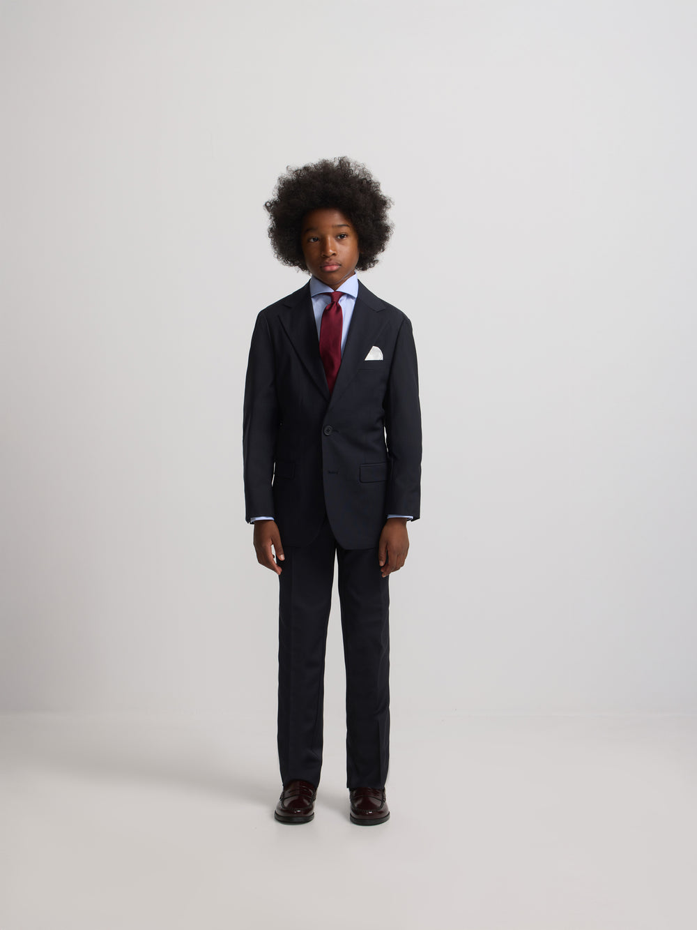 Pantalon de costume enfant bleu marine