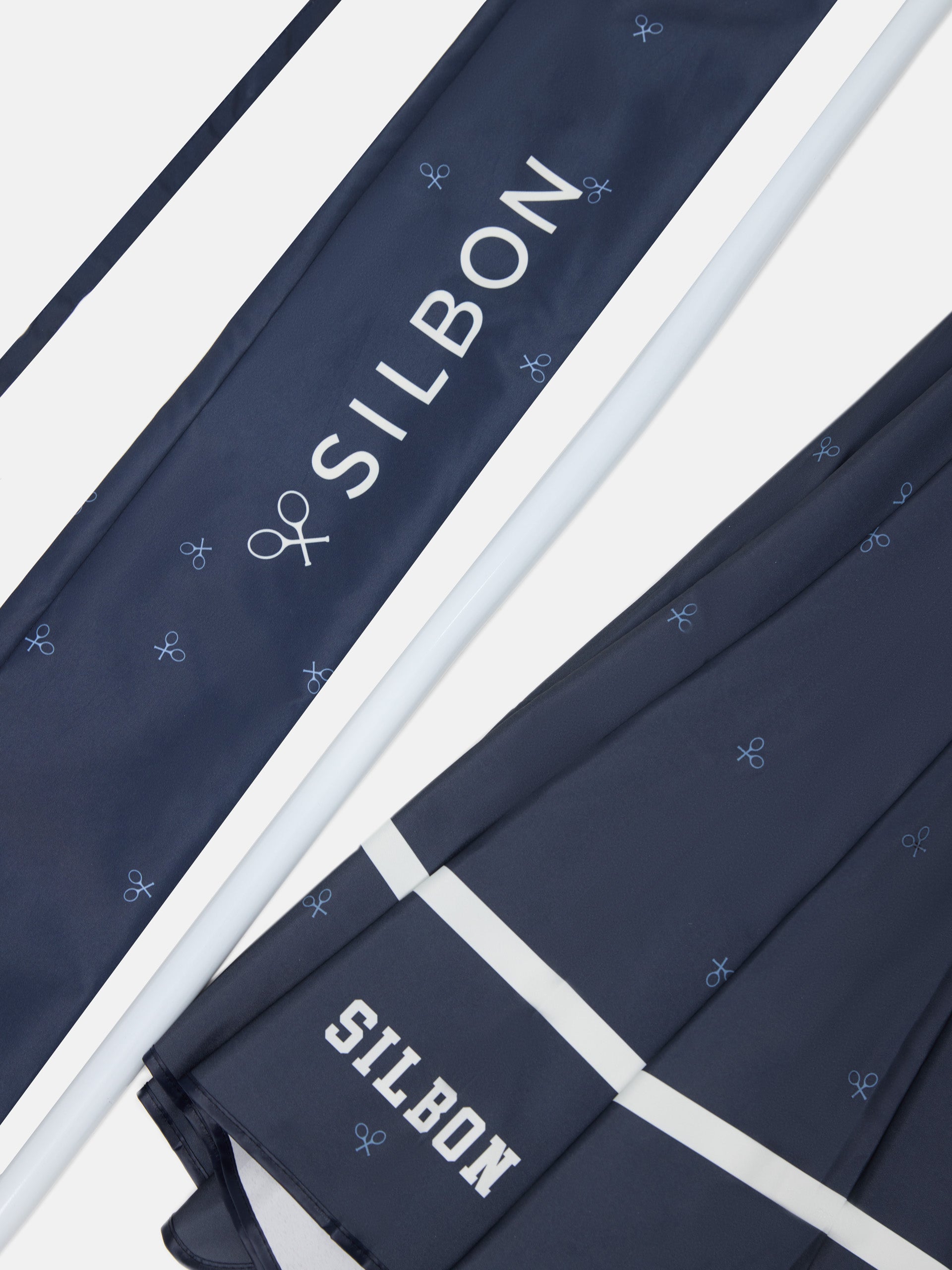 Silbon navy blue beach umbrella