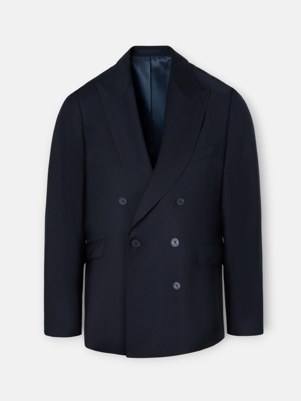 Americana traje cruzado stretch navy