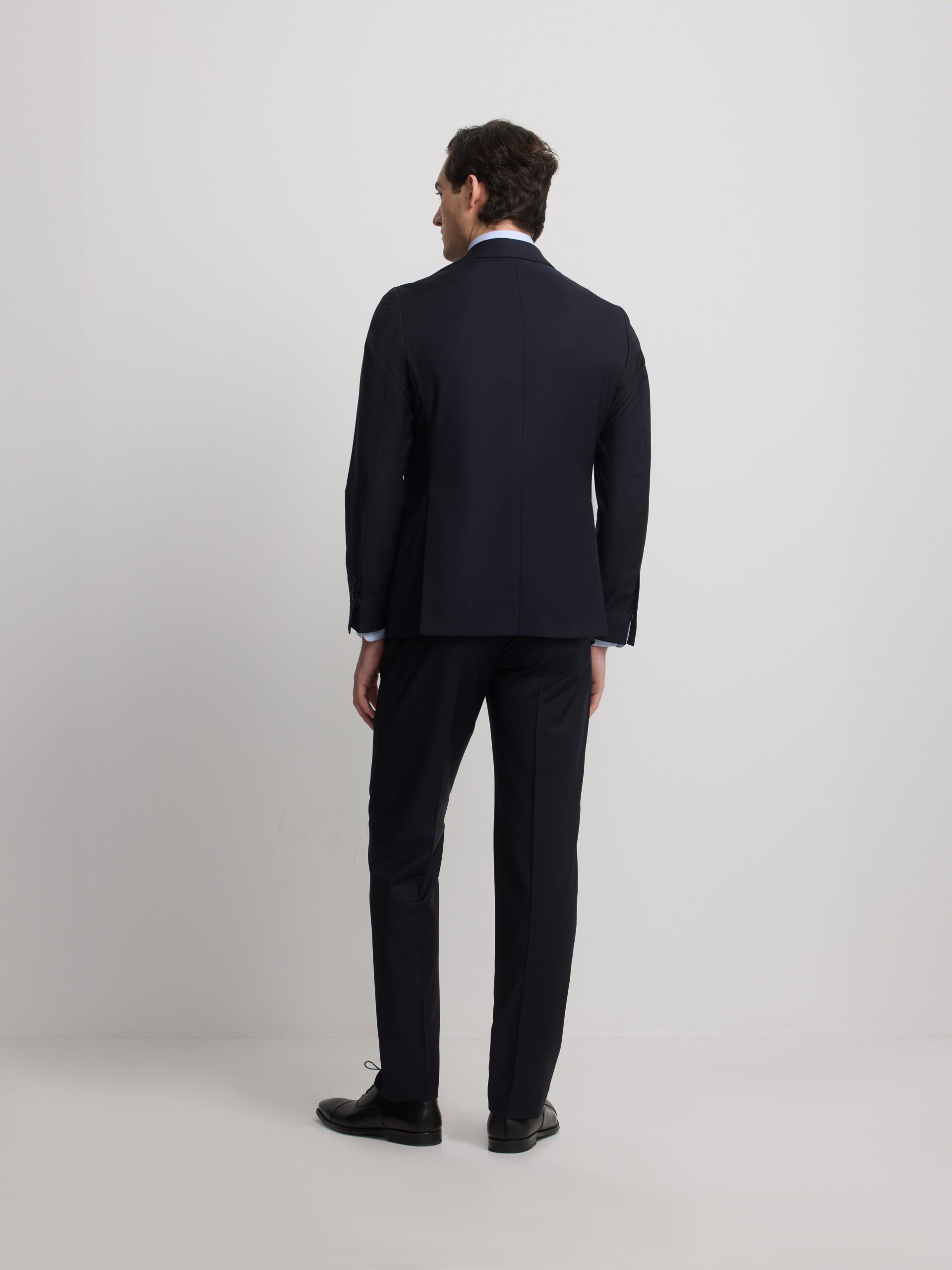 Americana traje cruzado stretch navy