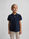 Polo girl clasico azul marino
