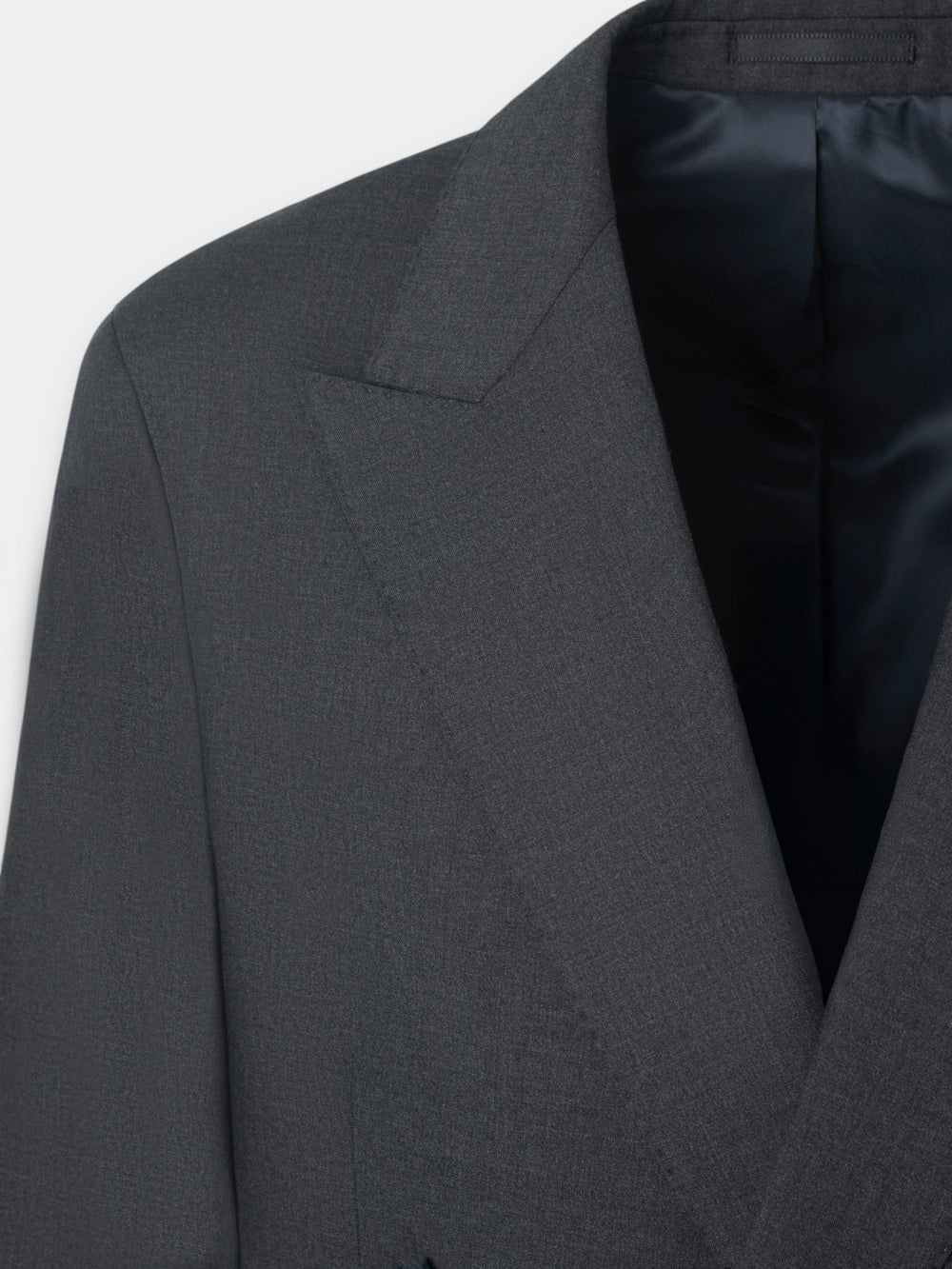 Americana traje cruzado stretch grey