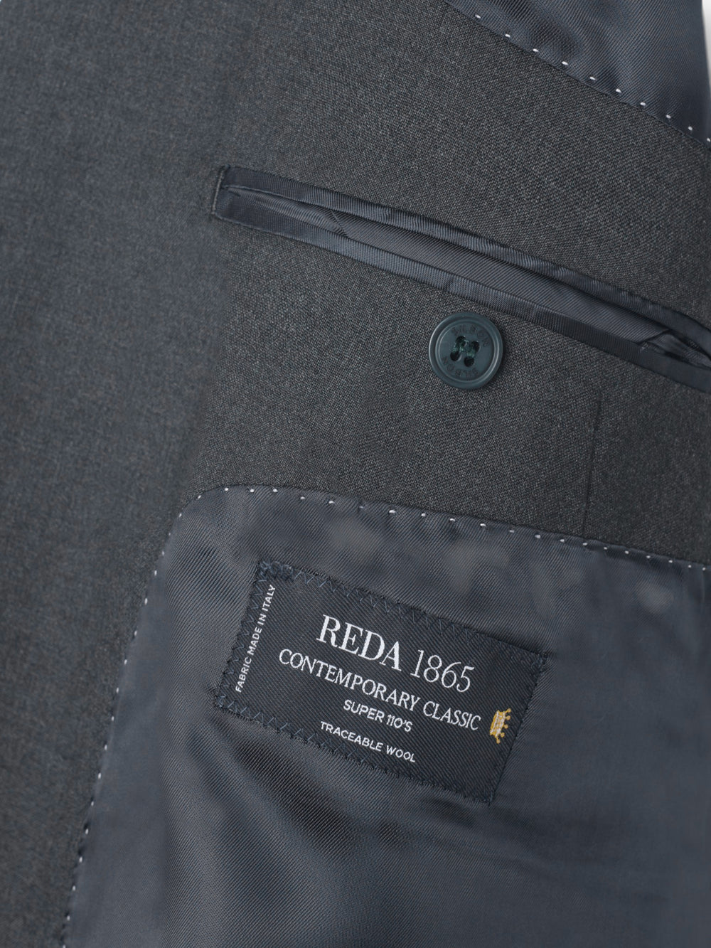 Americana traje cruzado stretch grey