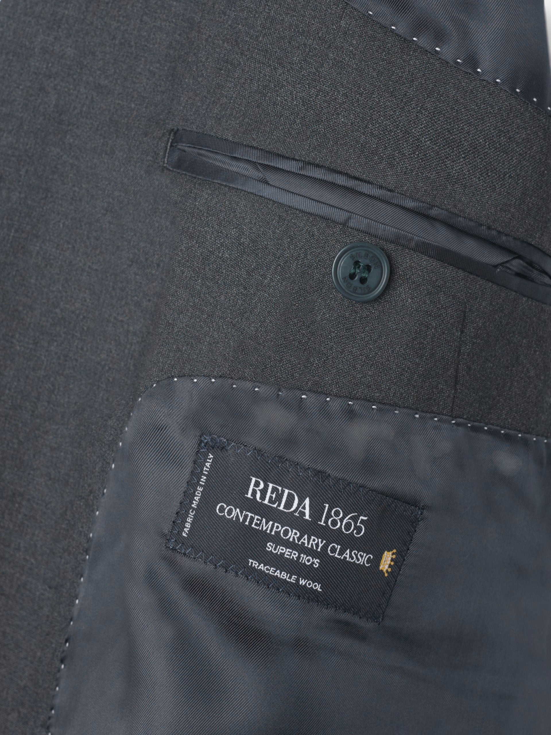 Blazer de fato cruzado stretch cinzento