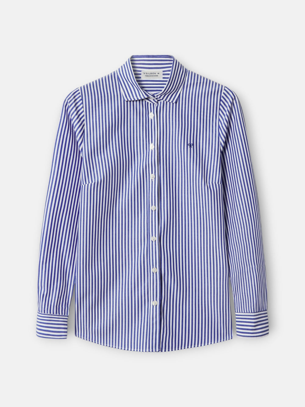 Women's shirt blue and white stripes