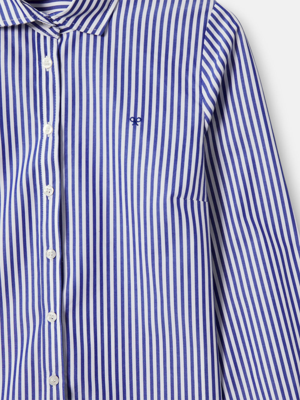 Women's shirt blue and white stripes