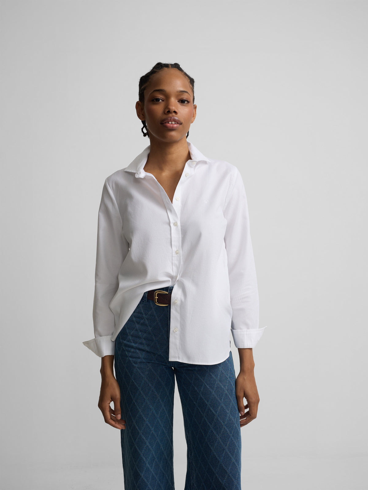 White Oxford women's shirt