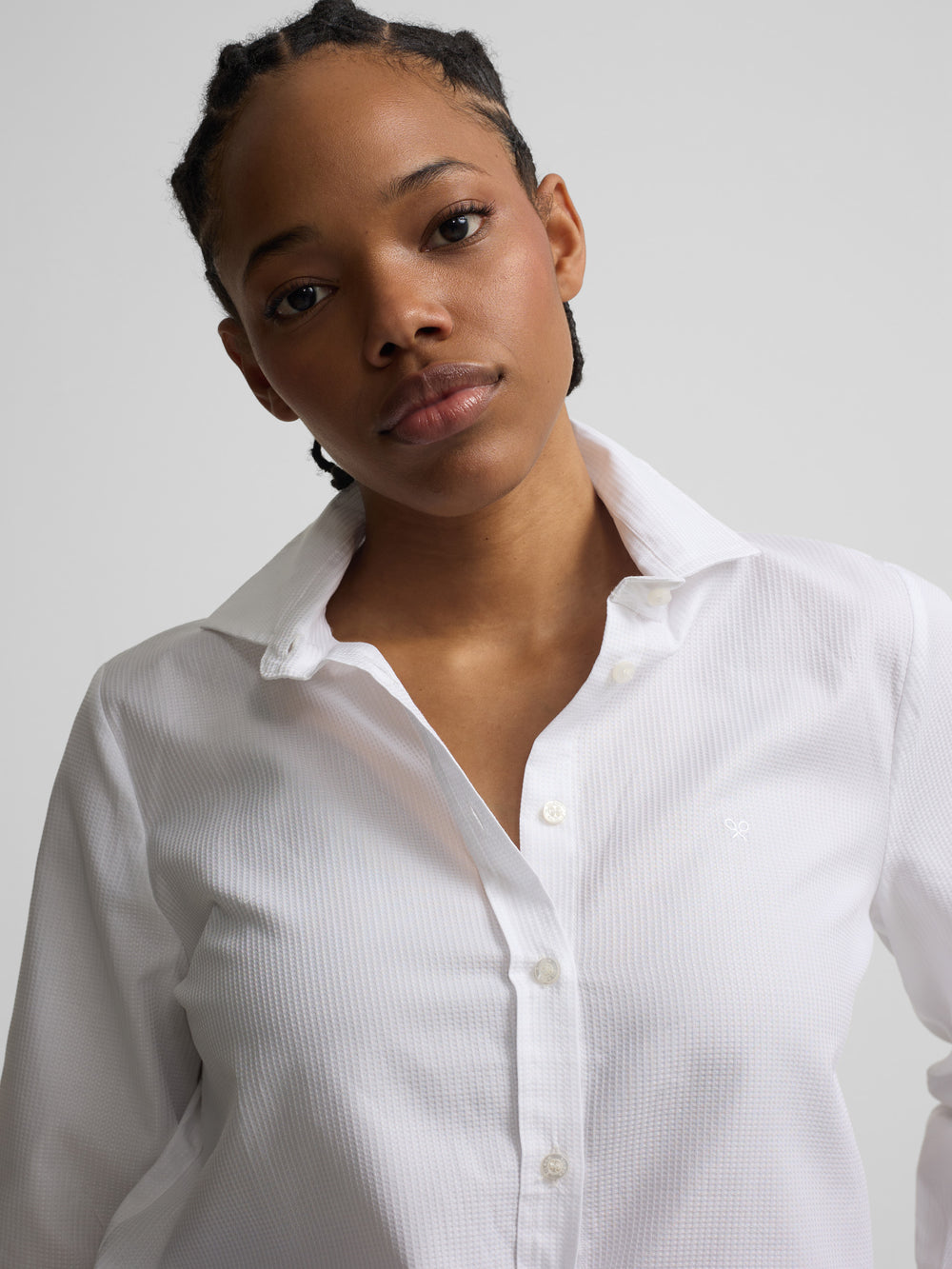 White Oxford women's shirt