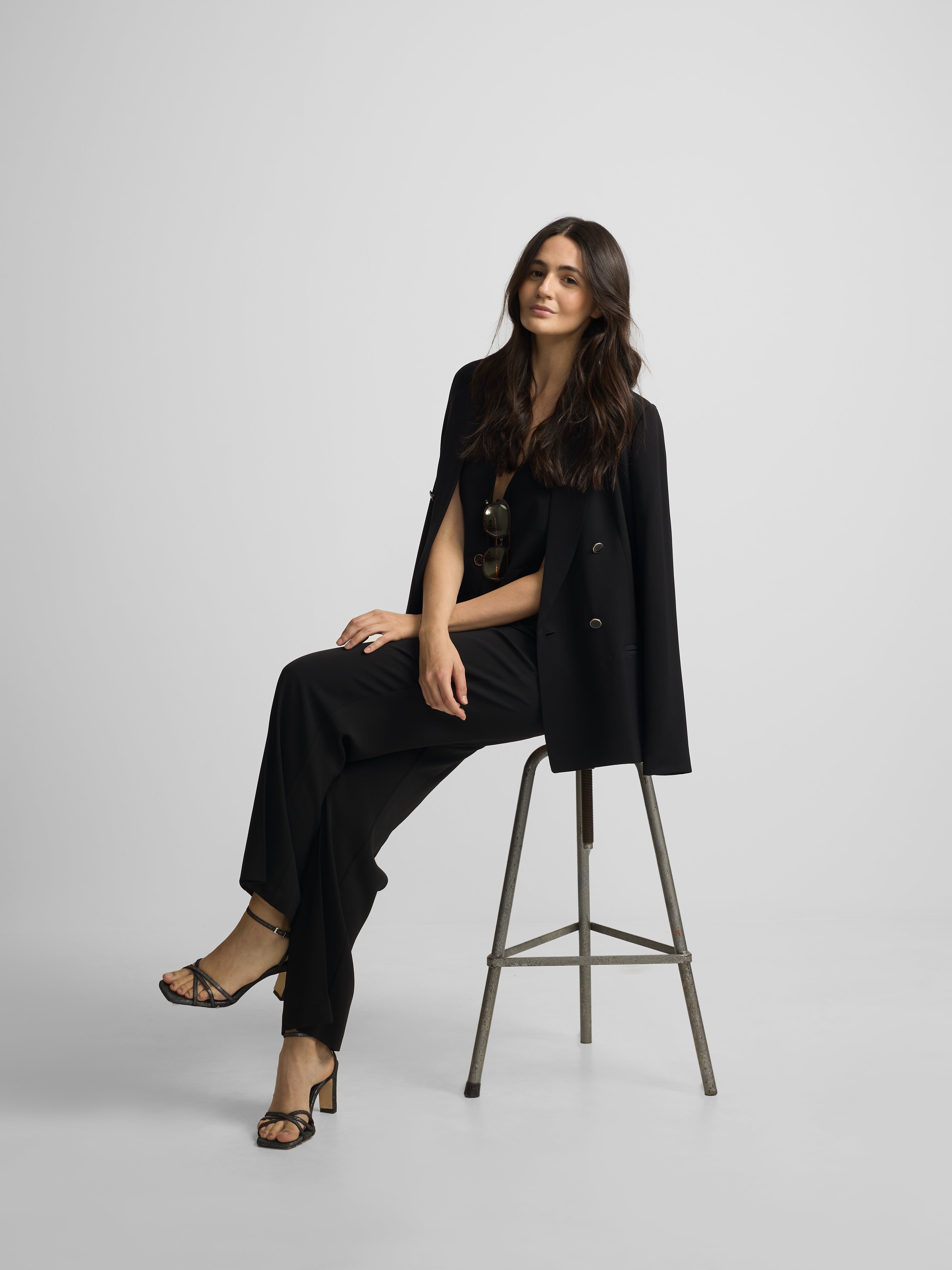 Classic black women's blazer