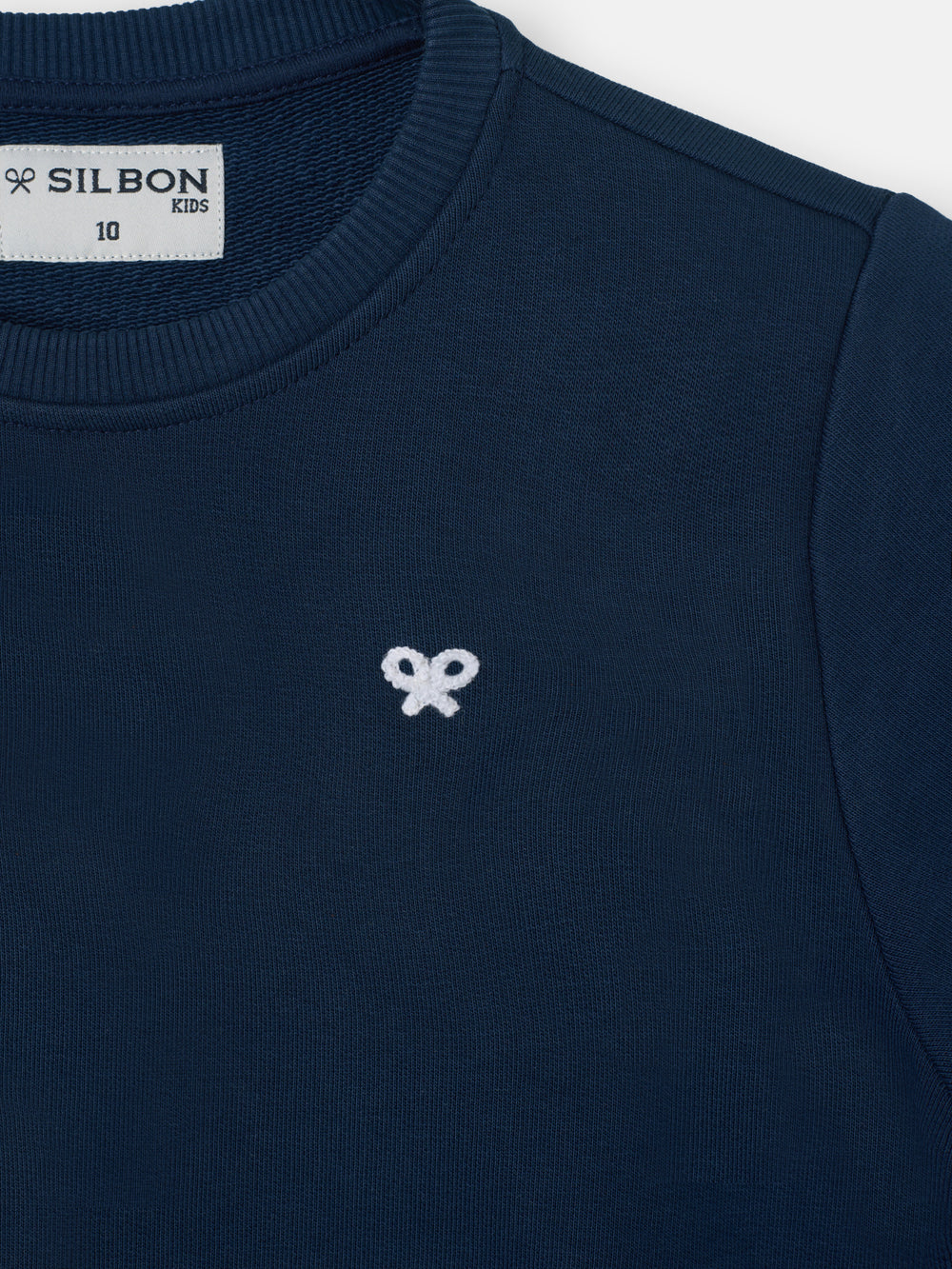 Sweatshirt kids minilogo felpo azul-marinho
