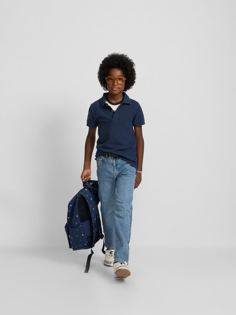 Classic kids' polo mini racket navy blue