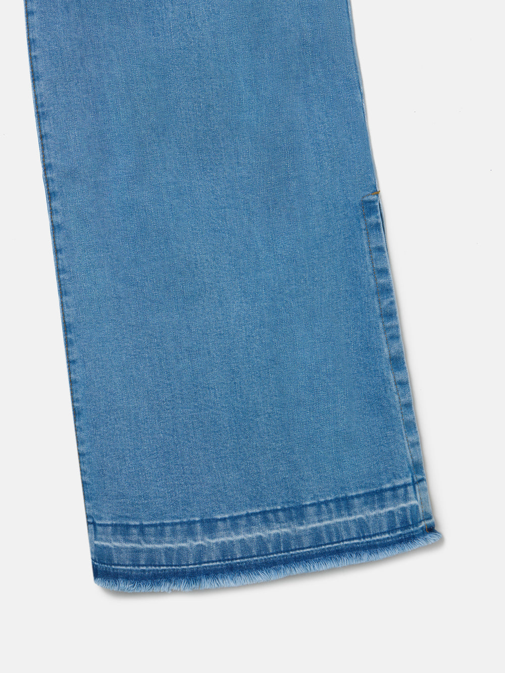 Pantalon culotte poches denim