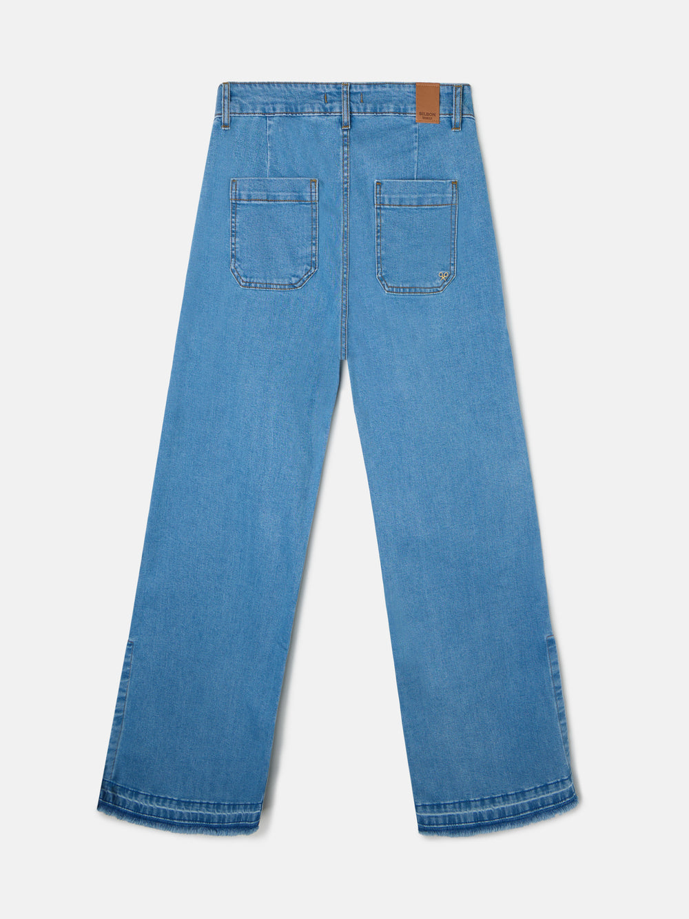 Pantalon culotte poches denim