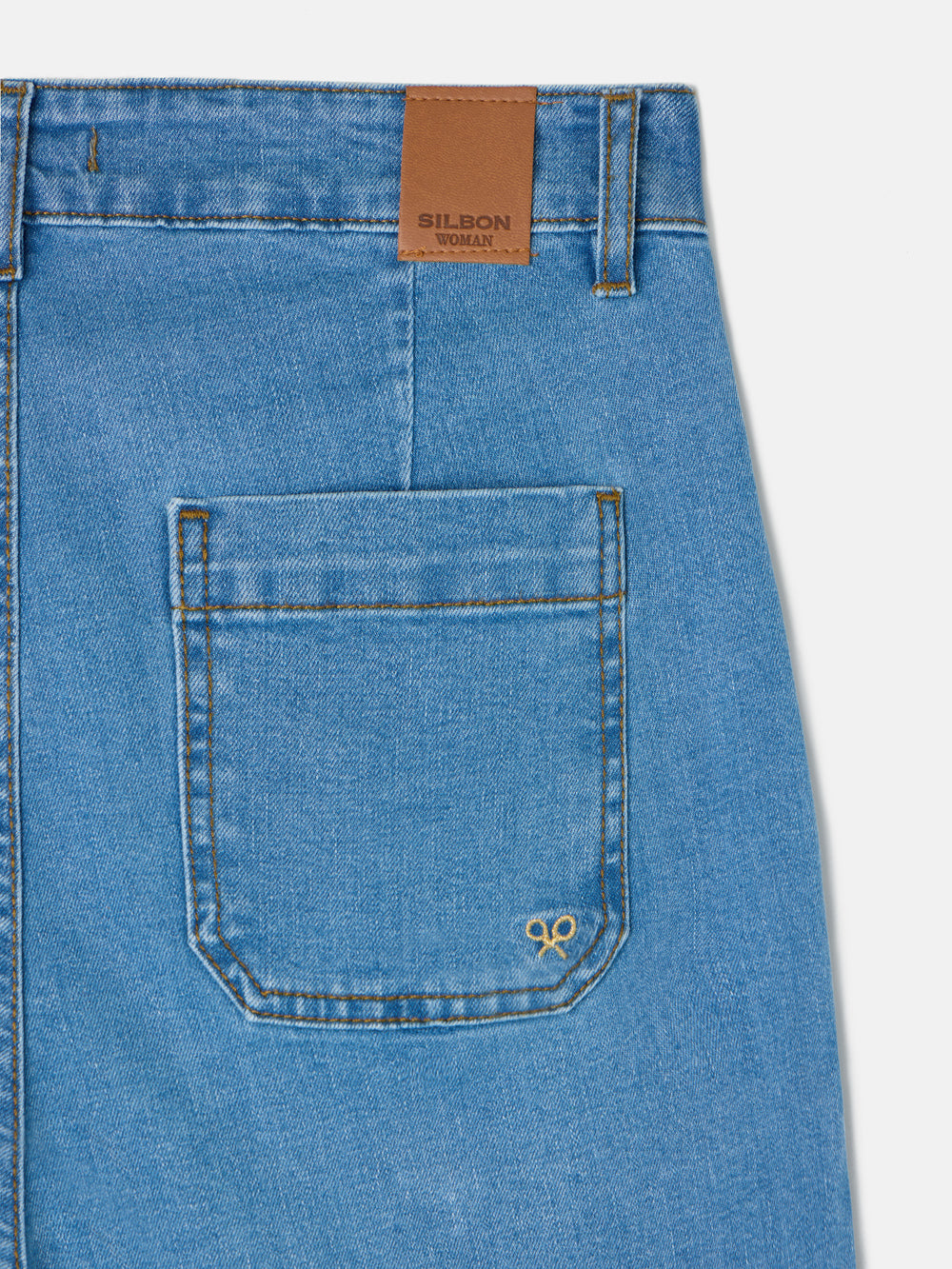 Pantalon culotte poches denim