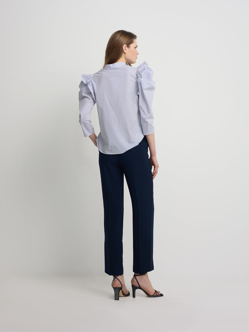 Pantalon woman clasico azul marino