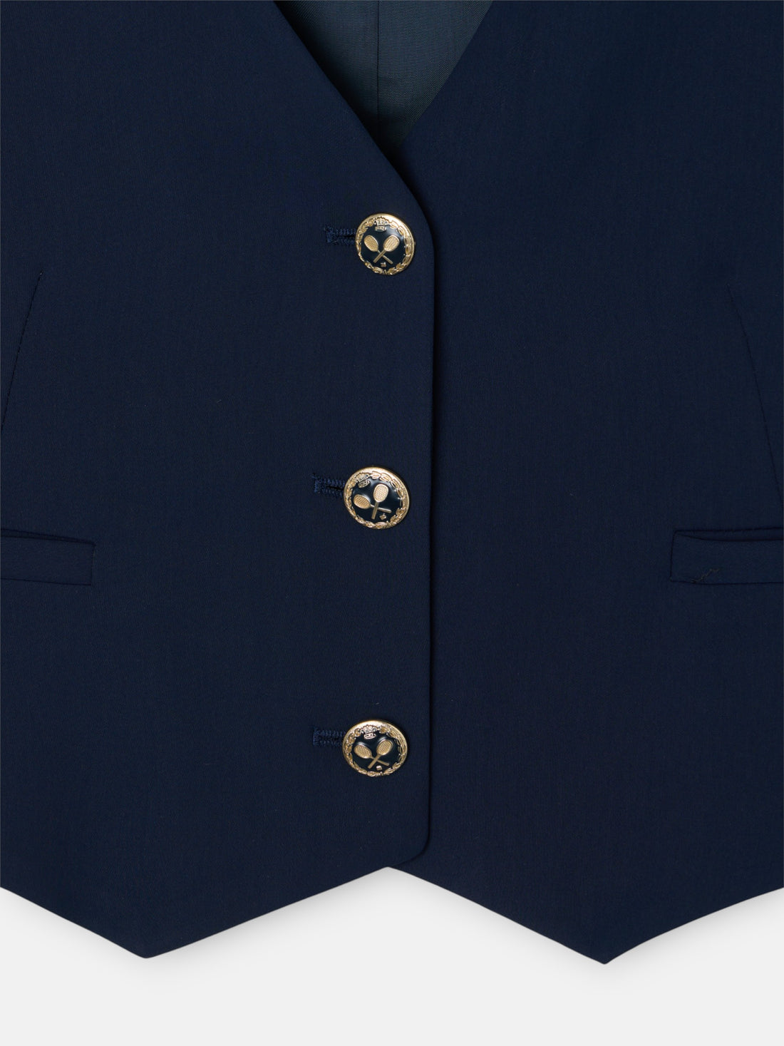 Chaleco woman clasico azul marino
