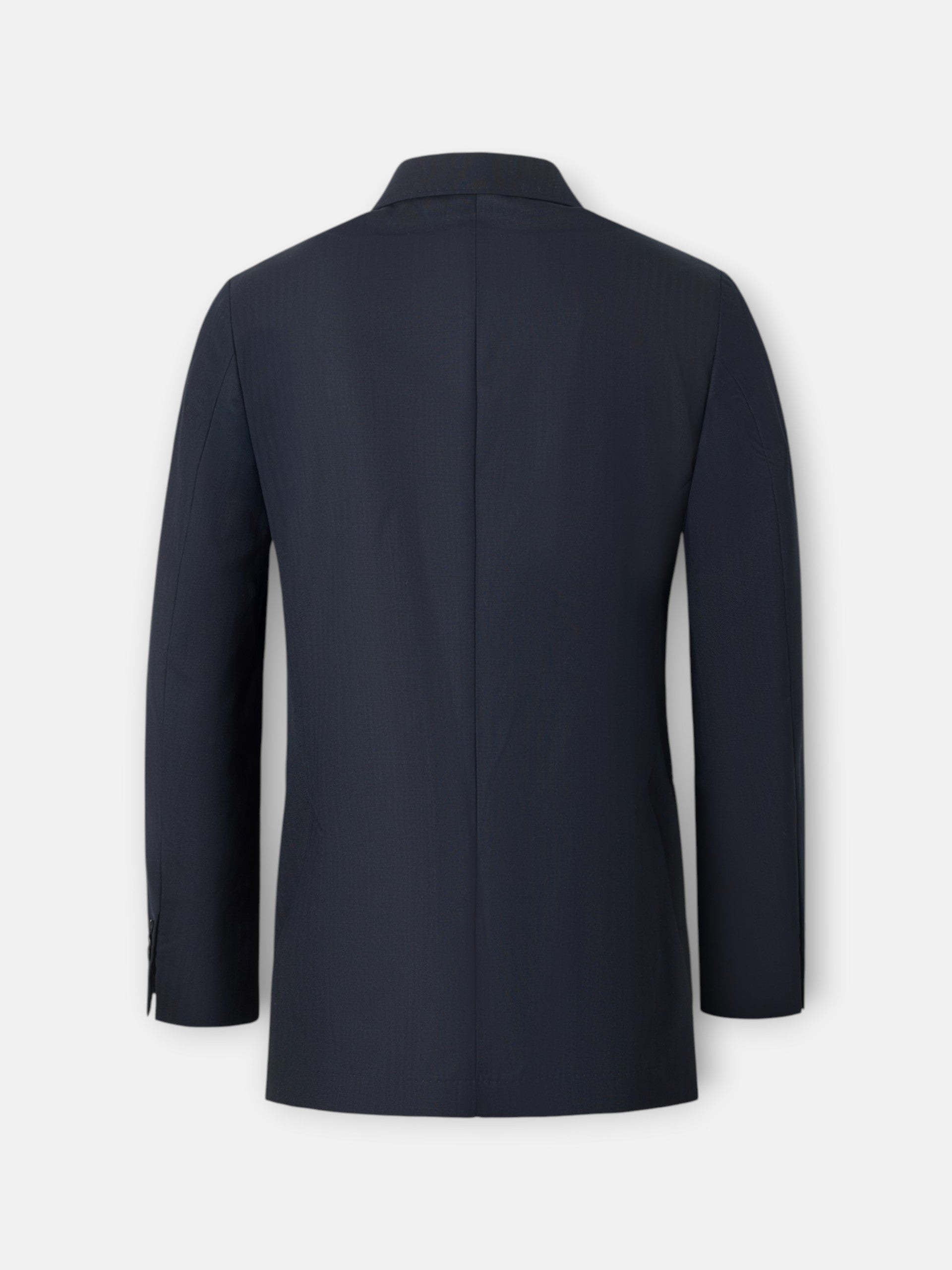 Americana traje herringbone azul marino