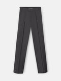 Pantalon traje cruzado herringbone gris
