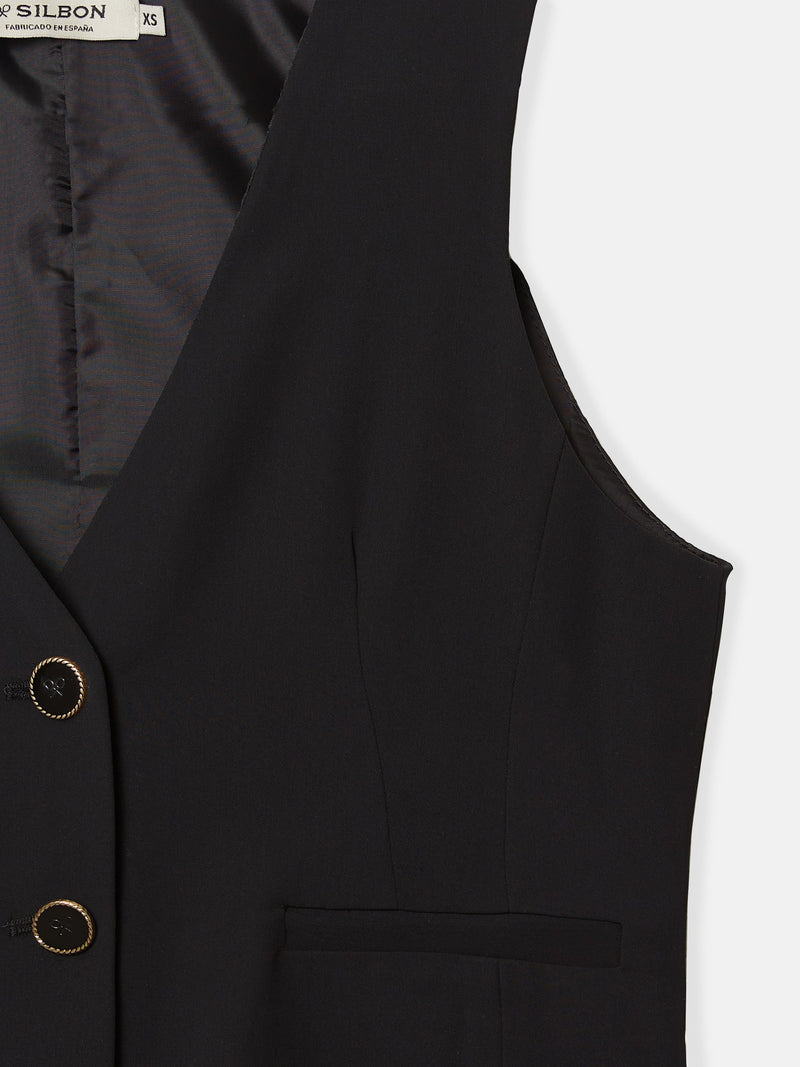 Chaleco woman clasico negro