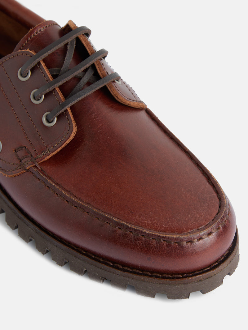 Zapato nautico silbon marron