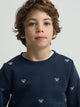 Kids multiracket sweatshirt in navy blue