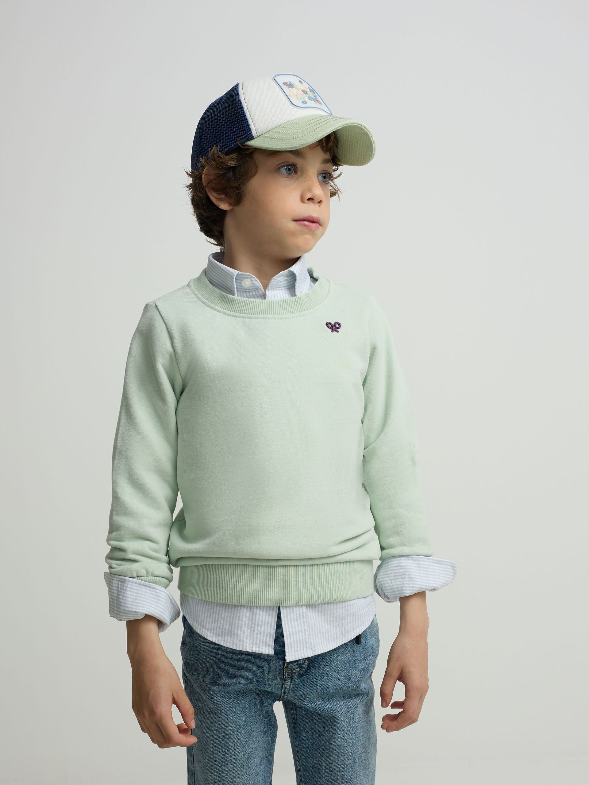 Sudadera kids roar like a dino verde