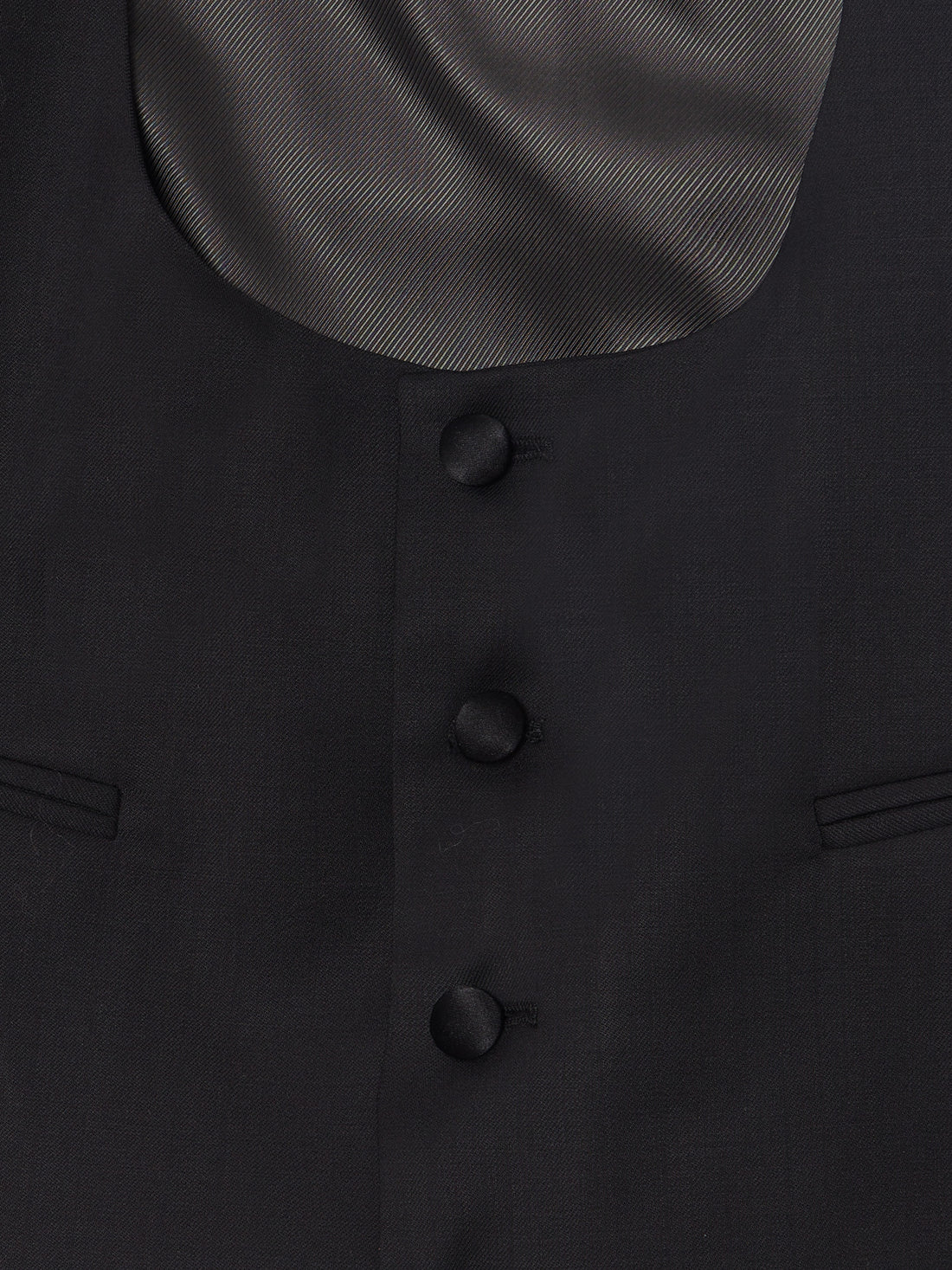 Gilet smoking classique noir