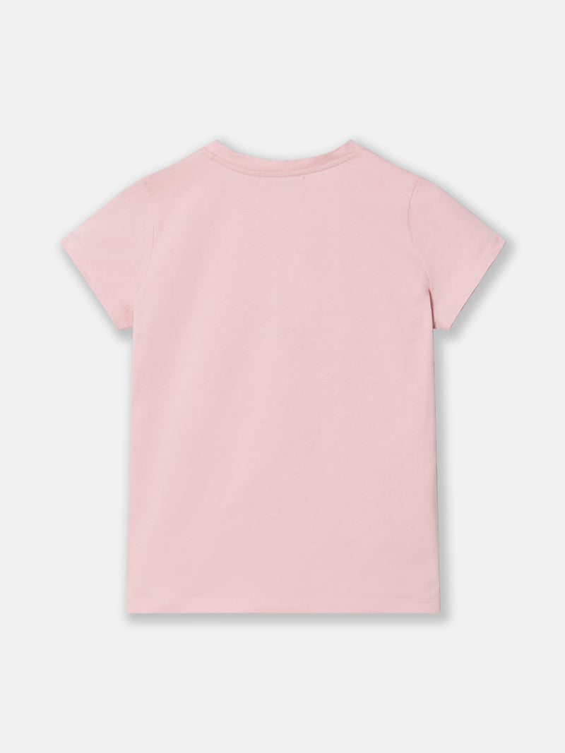 T-shirt femme classique rose clair