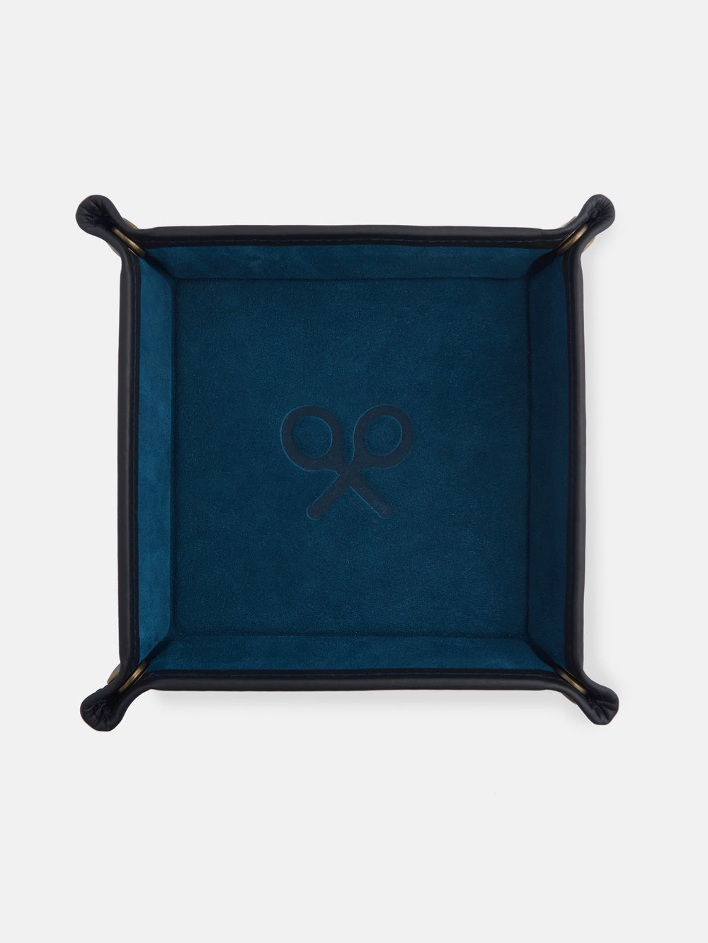 Vaciabolsillos silbon piel azul