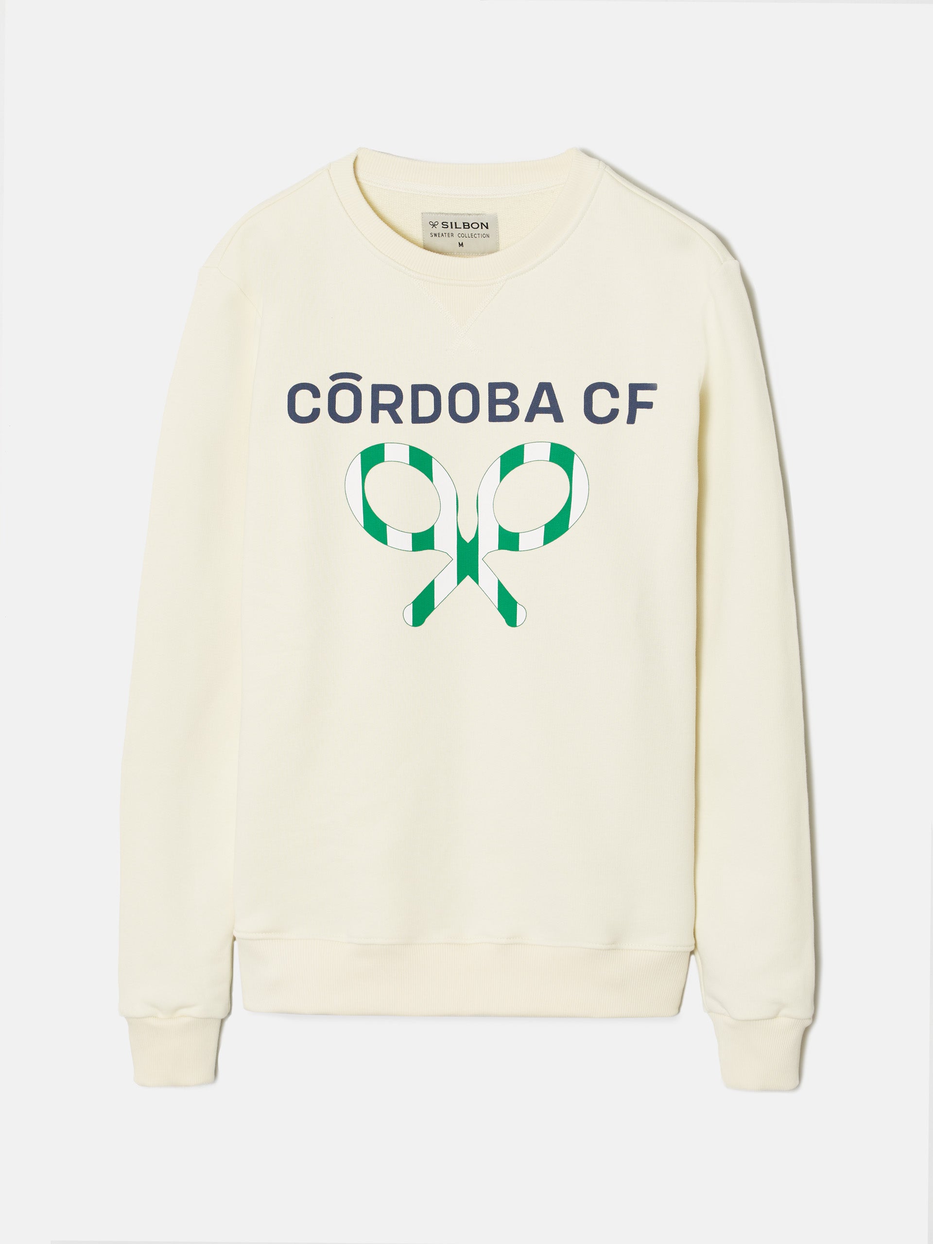 Sudadera cordoba cf crema