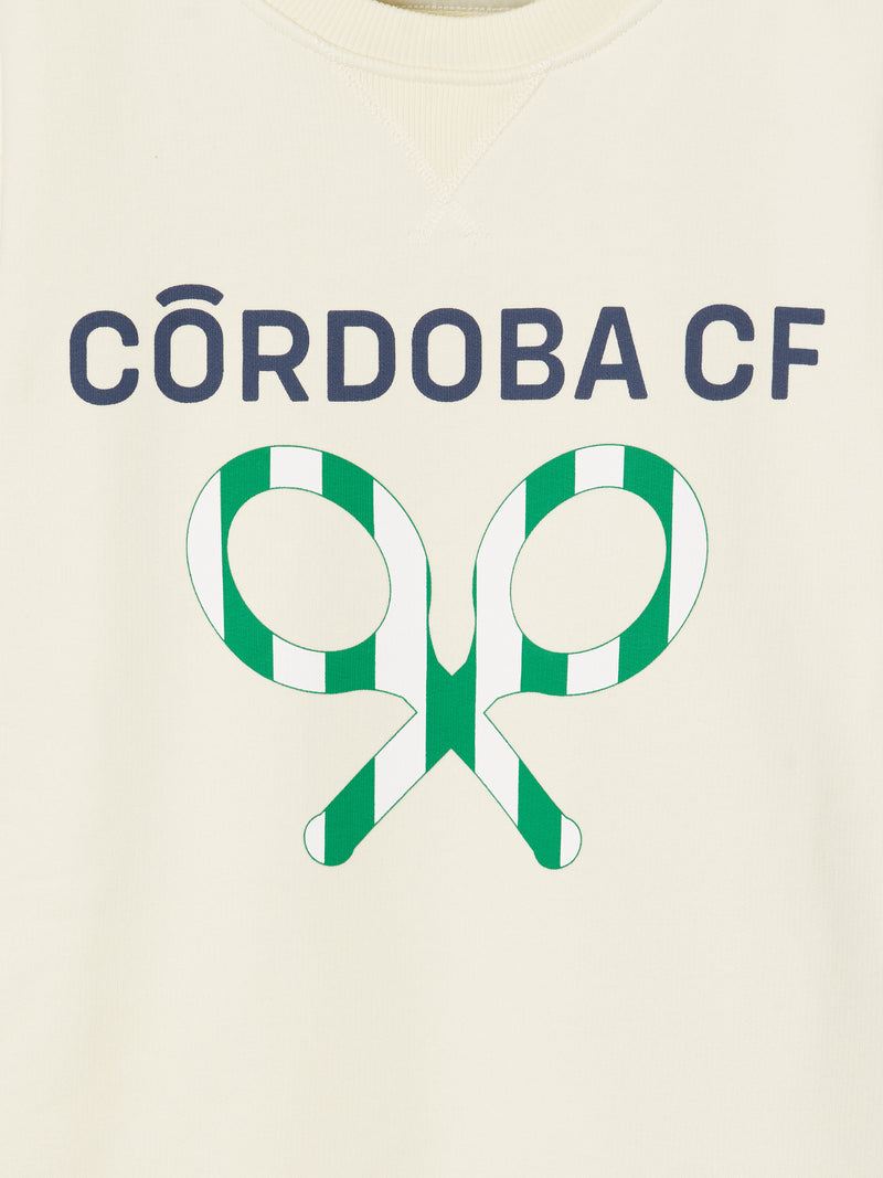 Sudadera cordoba cf crema