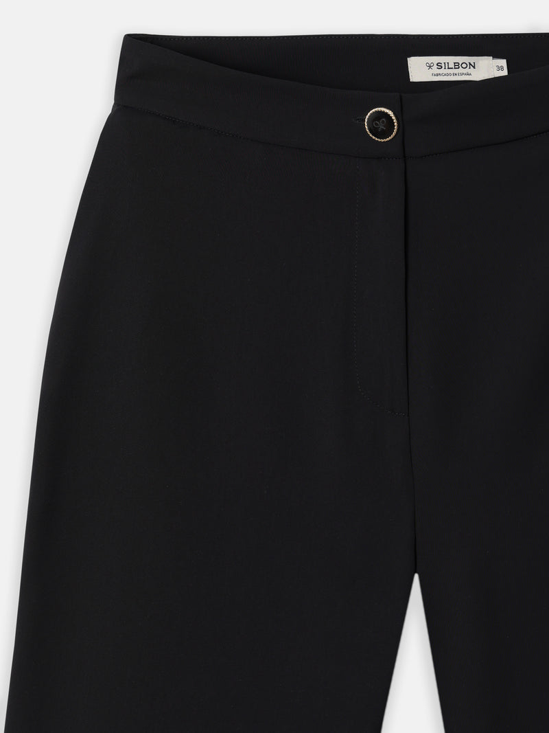 Pantalon femme classique noir
