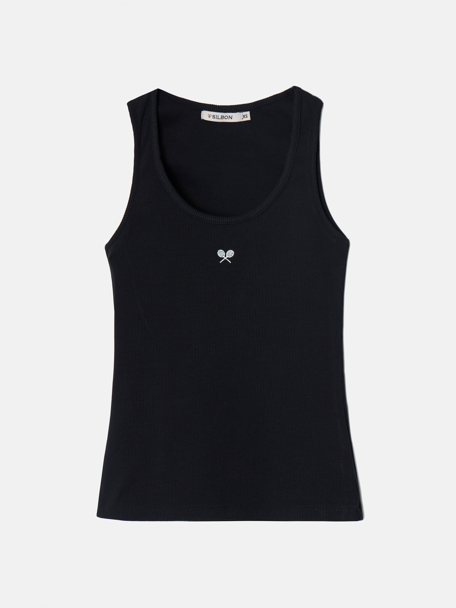 Camiseta woman tank negra 