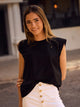 T-shirt femme sun noire