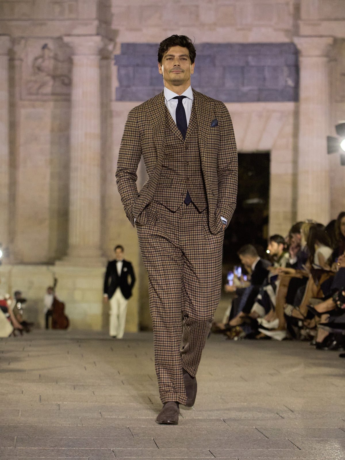 MTM three-piece heritage Harris suit 100% English wool