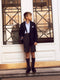 Classic grey kids' Bermuda shorts