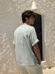 Camiseta special fit Silbon sunset party aguamarina