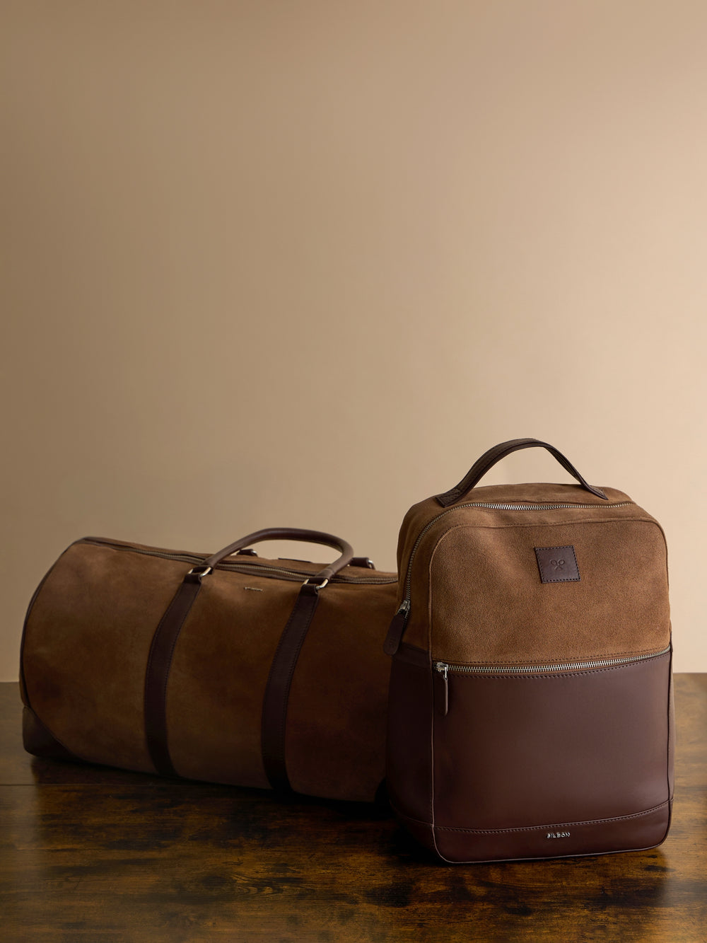 Bolsa de viaje piel business marron oscuro