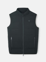 Green padded technical vest