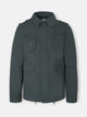 Chaqueta militar verde oscuro