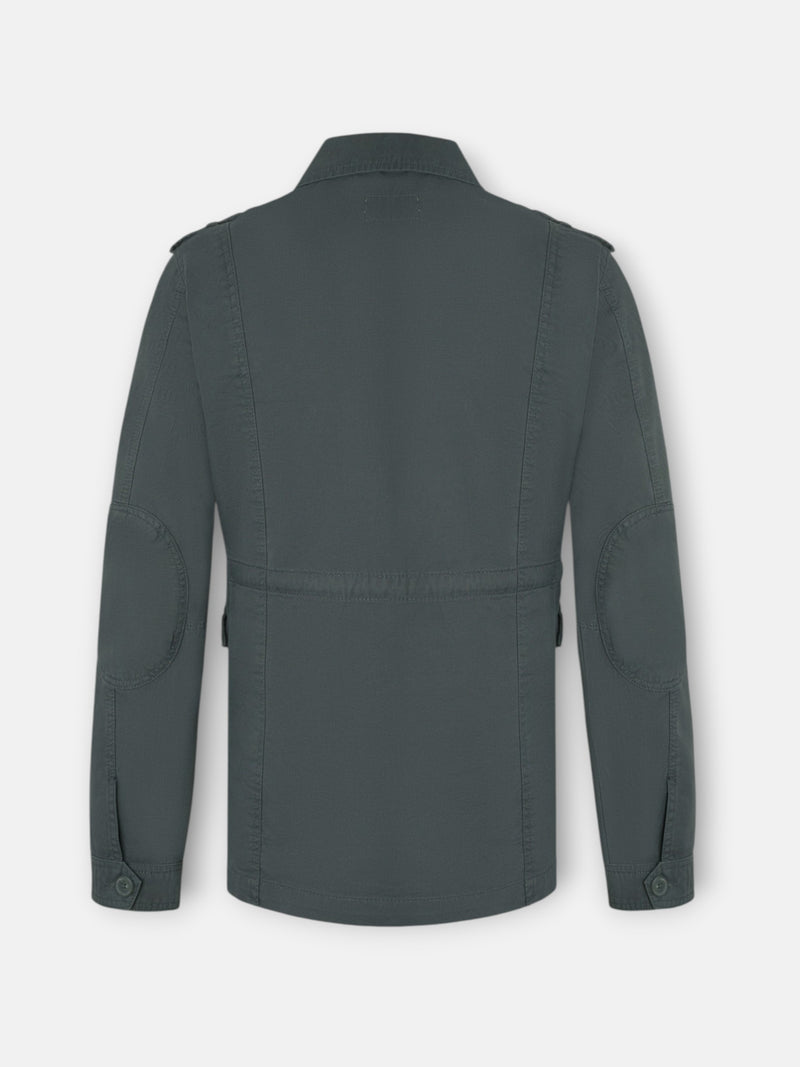Veste militaire vert foncé