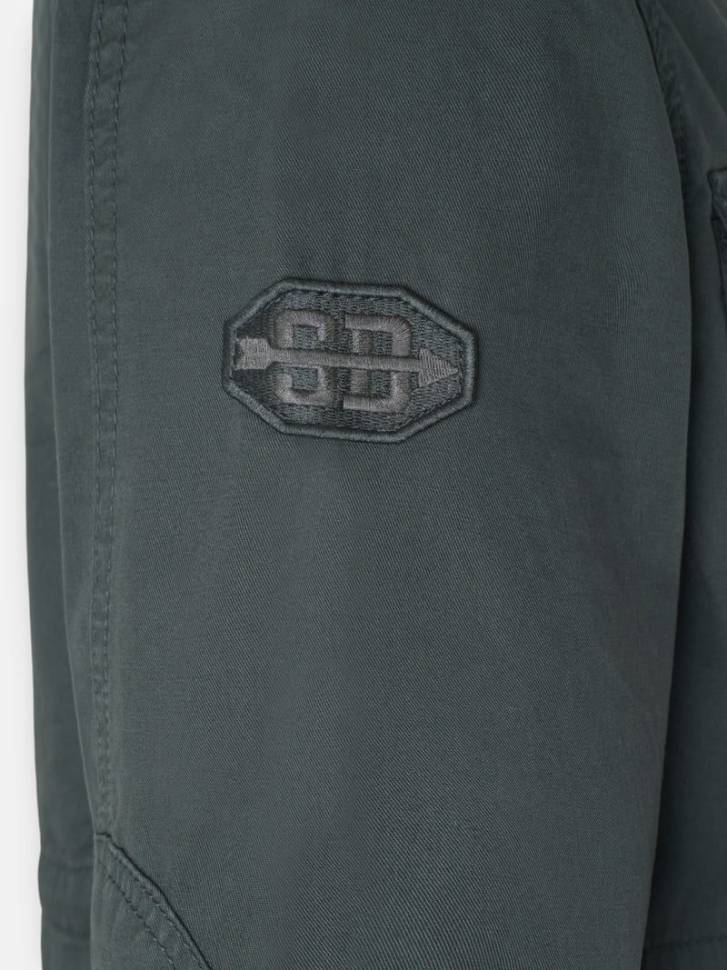 Veste militaire vert foncé
