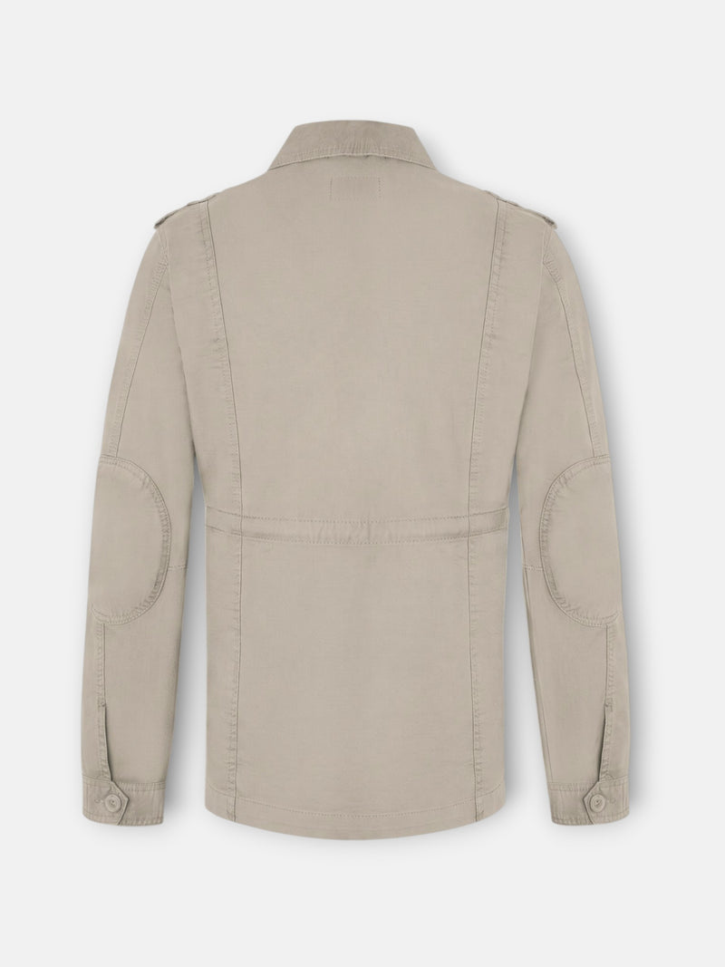 Dark beige military jacket